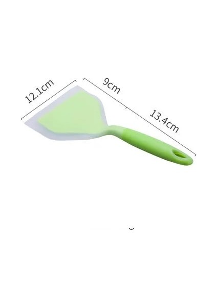 Yeşil Ev Pişirme Gereçleri Silikon Spatulalar Sığır Eti Yumurta Mutfak Kazıyıcı Geniş Pizza Küreği Yapışmaz Çeviriciler Gıda Kaldırıcılar (Yurt Dışından)