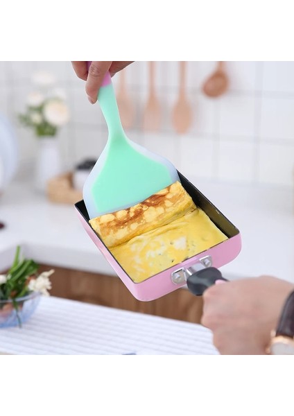 Yeşil Ev Pişirme Gereçleri Silikon Spatulalar Sığır Eti Yumurta Mutfak Kazıyıcı Geniş Pizza Küreği Yapışmaz Çeviriciler Gıda Kaldırıcılar (Yurt Dışından) fiyatları