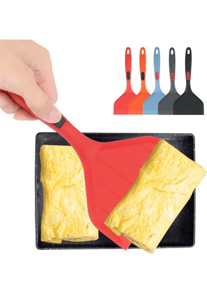 Kırmızı Nıceyard Yapışmaz Pizza Küreği Silikon Spatula Turner Kızartma Tavası Gıda Kaldırıcılar Sığır Yumurta Kazıyıcı Mutfak Pişirme Gereçleri (Yurt Dışından) fırsatları