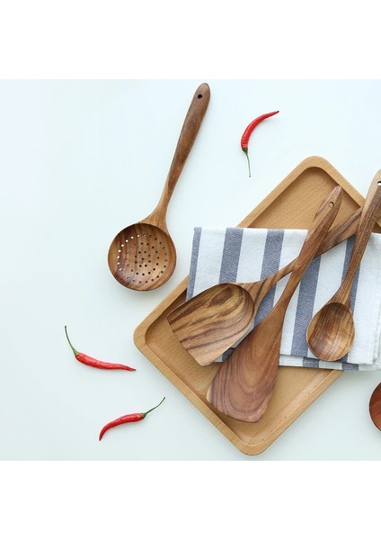 B Yaratıcı Tay Tik Ahşap Turner Pirinç Kaşığı Büyük Çorba Kaşığı Spatula Ahşap Kevgir Pota Skimmer Pişirme Gereçleri Mutfak Tedarikçisi (Yurt Dışından) modelleri