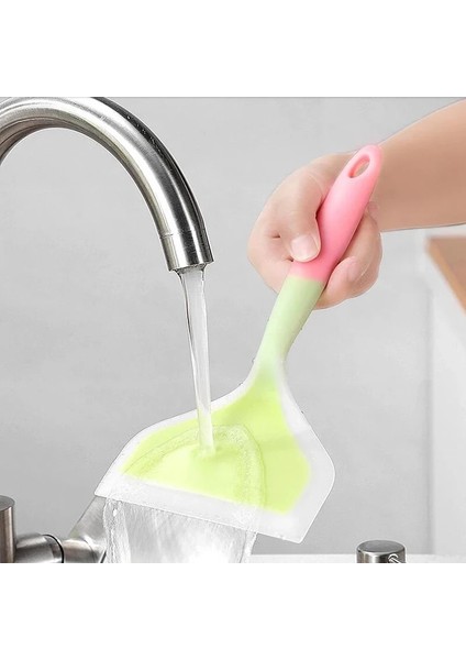 A - Pembe Gıda Sınıfı Silikon Spatula Sığır Eti Yumurta Mutfak Kazıyıcı Pizza Kürek Yapışmaz Tereyağı Kaşık Kek Pişirme Pasta Spatula Araçları (Yurt Dışından) indirimleri