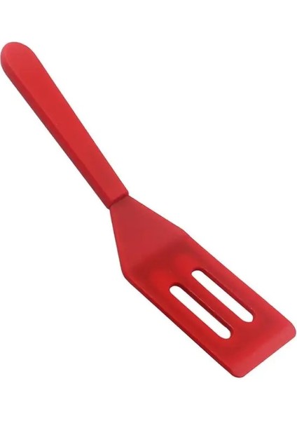 Kırmızı Pişirme Spatula Silikon Temizlemesi Kolay Mutfak Aletleri Yumurta Balık Kızartma Tavası Kepçe Kızarmış Kürek Spatula Pişirme Gereçleri (Yurt Dışından)
