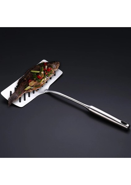 1 Adet Paslanmaz Çelik Oluklu Spatula Balık Düz Balık Biftek Dilim Kızartma Spatula Balık Turner Kürek Mutfak Tencere Barbekü Pişirme Aracı (Yurt Dışından) fiyatları