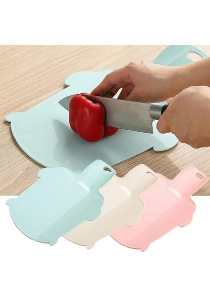 Yeşil Katlanabilir Kesme Tahtası Plastik Sebze Et Kesme Mat Katlanır Kesme Tahtası Kürek Şekilli Doğrama Tahtası Mutfak Gadget (Yurt Dışından)