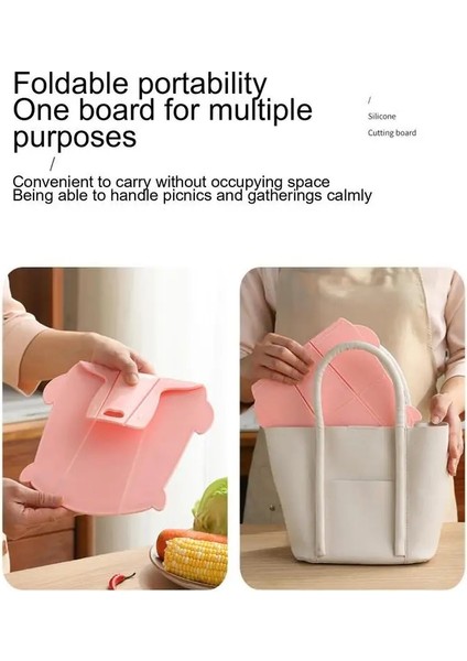 Yeşil Katlanabilir Kesme Tahtası Plastik Sebze Et Kesme Mat Katlanır Kesme Tahtası Kürek Şekilli Doğrama Tahtası Mutfak Gadget (Yurt Dışından)