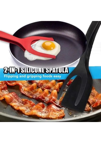 Kırmızı Spatula Krep Için Yapışmaz Kaplamalı Yumurta Spatula Hamburger Yumurta Fransız Tostu Omlet Kızartılmış Yumurta Çevirme Tutma ve Çevirme Ekmek Maşası (Yurt Dışından) fiyatları