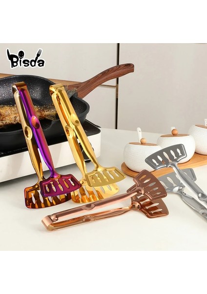 1 Adet 1 Adet 1 Adet Paslanmaz Çelik Biftek Kızartma Spatula Oluklu Turner Kürek Uzun Balık Barbekü Maşa Et Gıda Maşası Mutfak Pişirme Kapları (Yurt Dışından)