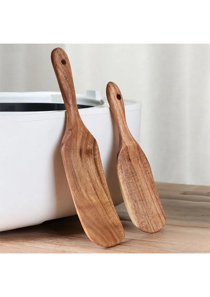 C3 Ahşap Spatula Pirinç Kaşığı Yapışmaz Tencere Pişirme Tavası Mutfak Pişirme Aracı Kızartma Biftek Sos Kürek (Yurt Dışından) modelleri