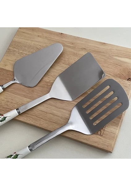 Kürek B Mutfak Aracı Iskandinav Paslanmaz Çelik Pişirme Spatula Pizza Kek Kesme Gıda Eşyaları Wok Mutfak Ev Aksesuarları (Yurt Dışından) indirimleri