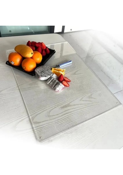 45X35 cm Şeffaf Akrilik Kaymaz Kesme Tahtası Dudaklı Mutfak Tezgahı Tezgah Koruyucu Ev Restoran Mutfak Aletleri (Yurt Dışından) fiyatları