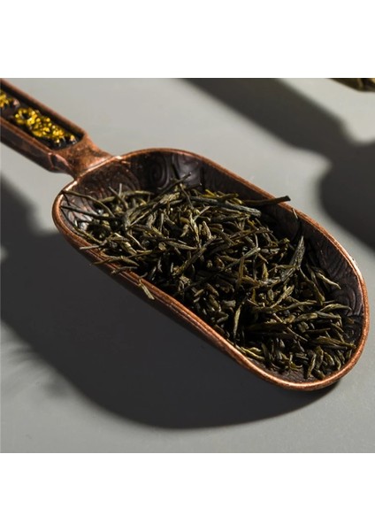Nimet Kırmızı Bakır Çay Kaşığı Çay Kaşığı Kung Fu Çay Seti Alaşım Çay Kaşığı Xiangyun Çay Töreni Aksesuarları (Yurt Dışından)