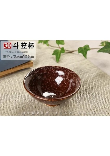 30 El Yapımı Seramik Çay Fincanları Çin Çay Bardağı Porselen Bardak Drinkware (Yurt Dışından)