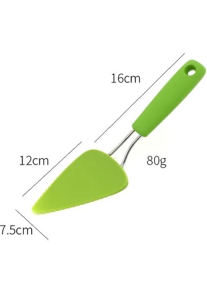 Ok-Yeşil Kek Pizza Küreği Bıçak Spatula Sığır Eti Yumurta Mutfak Kazıyıcı Geniş Pizza Küreği Yapışmaz Çeviriciler Yiyecek Kaldırıcılar Pişirme Gereçleri (Yurt Dışından)