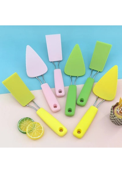 Ok-Yeşil Kek Pizza Küreği Bıçak Spatula Sığır Eti Yumurta Mutfak Kazıyıcı Geniş Pizza Küreği Yapışmaz Çeviriciler Yiyecek Kaldırıcılar Pişirme Gereçleri (Yurt Dışından) indirimleri