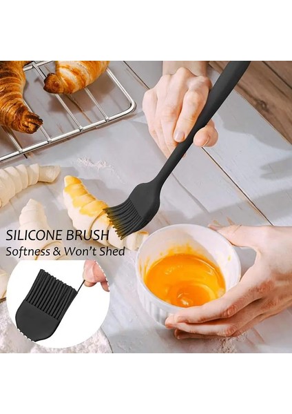 S Spatula B Yapışmaz Pişirme Araçları Spatula Silikon Spatula Seti Pişirme Spatula Krem Isıya Dayanıklı Mutfak Eşyaları Kazıyıcı Kek Dekoratör (Yurt Dışından)