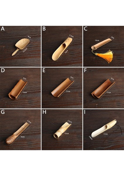 L Yüksek Kaliteli Çay Aksesuarları Çin Kongfu Ahşap Bambu Retro Tarzı Doğal Çay Kaşığı Narin Kaşık Taşınabilir Bambu Çay Kaşığı (Yurt Dışından)