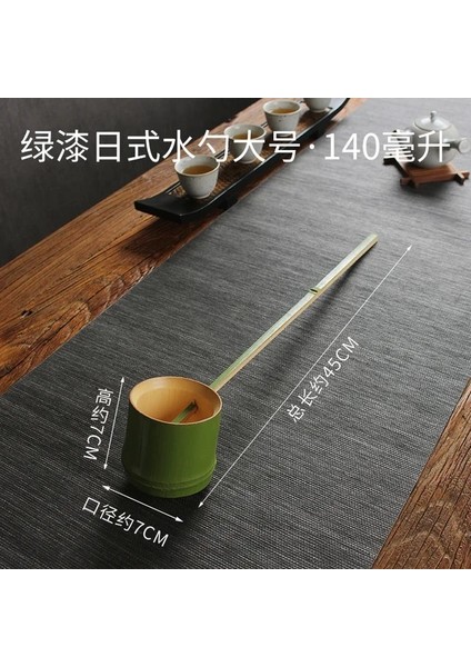 TYPE12 Çay Kaşığı Uzun Saplı Japon Tarzı Orijinal Ekoloji Doğal Bambu Kaşık Ev Otel Ofis Çayevi Su Şarap Çay (Yurt Dışından)