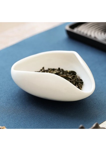 D-1 Adet El Boyalı Çay Tutucu Kaşık Seramik Kahve Çekirdeği Çöktürme Kabı Çay Saklama Tepsisi Mini Çay Kutuları Tabağı Çay Seti Aksesuarları (Yurt Dışından)