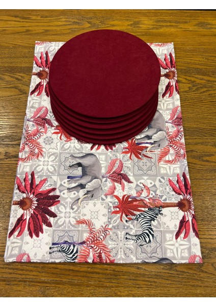 Tuğçe Demir Home Design Fil Desen Runner Supla Set modelleri