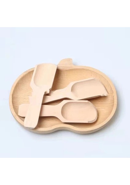 130MM 5 Adet Ahşap Saplı Kepçe Çay Kaşığı Küçük Tuz Kürek Çay Töreni Teaware Aksesuarları Mini Şeker Kaşığı Mutfak Ev Pişirme Aracı (Yurt Dışından)