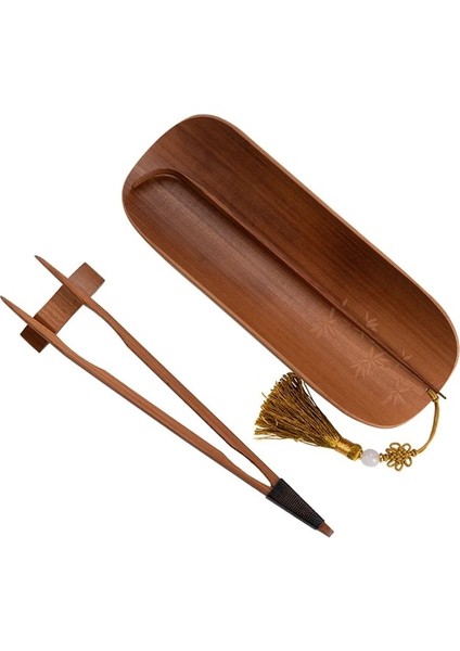 Fotoğraf Renk B Bambu Çay Kepçe El Yapımı Kahve Araçları Vintage Çay Aksesuarları Seti Chahe Çay Iğnesi Çay Takımı Seti (Yurt Dışından)