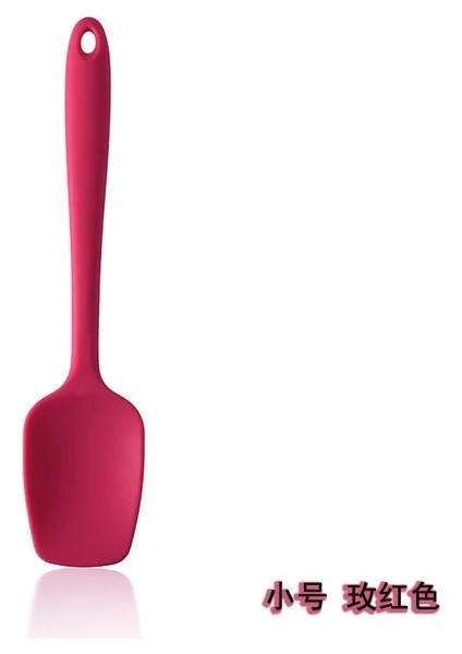 Menekşe 21 cm Sıcak Evrensel Isıya Dayanıklı Entegre Kolu Silikon Kaşık Kazıyıcı Spatula Dondurma Kek Mutfak Aracı Gereçler (Yurt Dışından)