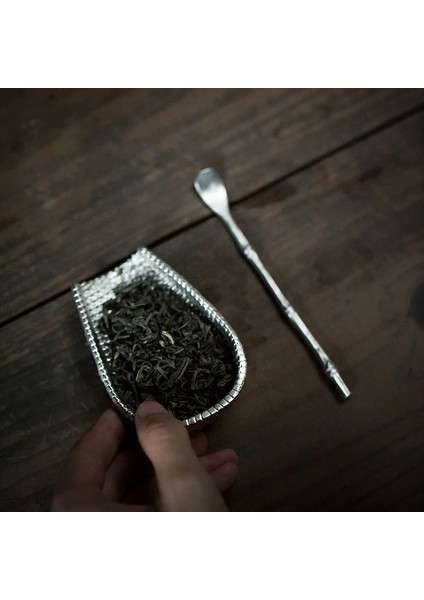 Gümüş Tangpın Teneke Çay Kaşığı El Yapımı Çay Töreni Setleri Kung Fu Çay Aksesuarları (Yurt Dışından) indirimleri