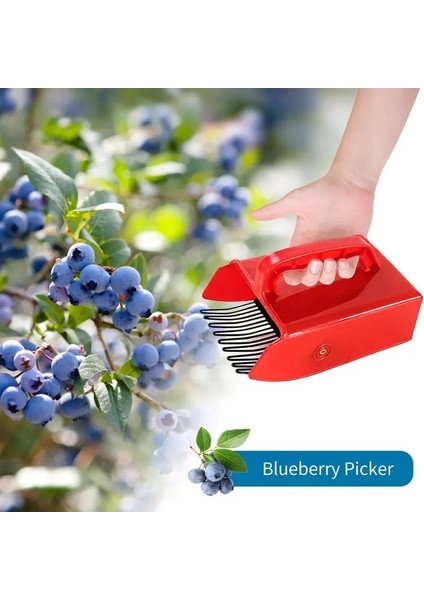 Berry Seçici Tarak Metal Tarak Tırmık Toplama Meyve Toplama Kepçe Kolu Yabanmersini Koleksiyonu Biçerdöver Toplama Bahçe Aletleri (Yurt Dışından)