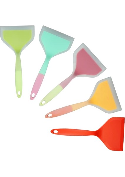 Yeşil Silikon Mutfak Gereçleri Pişirme Gereçleri Spatula Sığır Eti Yumurta Mutfak Kazıyıcı Geniş Pizza Pişirme Araçları Kürek Yapışmaz Spatula (Yurt Dışından) modelleri