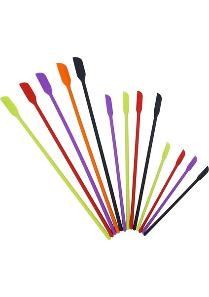 Mor 4 Adet/takım Reçel Spatula Kozmetik Şişe Silikon Kazıyıcı Uzatılmış Spatula Meyve Mutfak Eşyaları Aksesuarları Sos Kazıyıcı (Yurt Dışından)