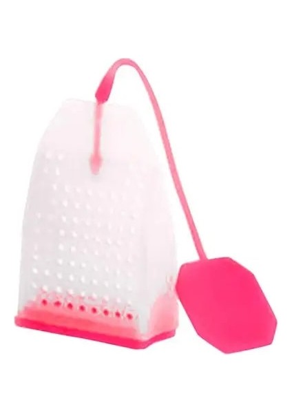 Pembe 1 Adet Çaydanlıklar Kupalar Çay Fincanları Çay Poşeti Gevşek Yaprak Çay Süzgeci Çay Demlik Yeniden Kullanılabilir Çay Poşeti Silikon (Yurt Dışından)