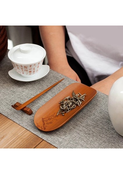 Orkide 3 Parça Bambu Çay Aracı Set Çay Kepçe Çay Kazıyıcı Çay Rafı Taşınabilir Bambu Çay Kaşığı Çin Çayı Sanatı (Yurt Dışından) fırsatları