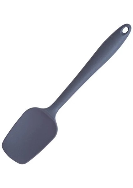 Gri Sıcak Evrensel Isıya Dayanıklı Entegre Kolu Silikon Kaşık Kazıyıcı Spatula Dondurma Kek Mutfak Kolaylık Aracı Eşyaları (Yurt Dışından)