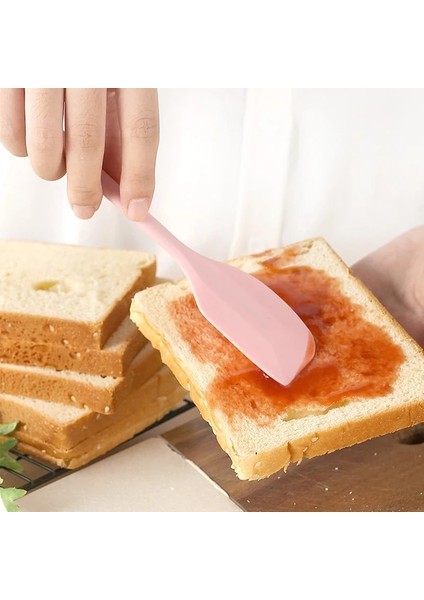 Kırmızı Mutfak Silikon Tereyağı Kazıyıcı Kek Kazıyıcı Karıştırma Bıçağı Hamur Kazıyıcı Pişirme Spatula Yüksek Sıcaklık Dayanıklı Pişirme Aracı (Yurt Dışından) indirimleri