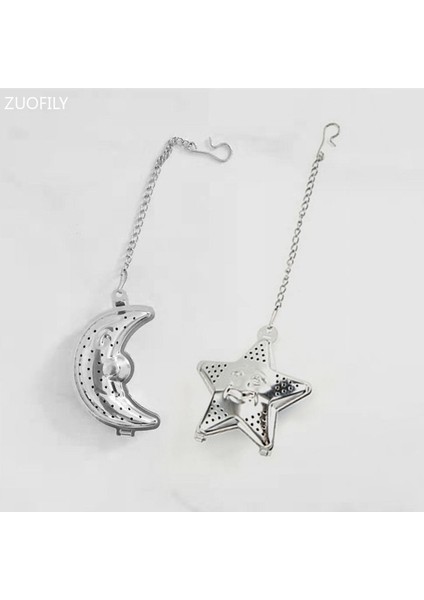 Set B 2 Adet Ay Yıldız Şekilli Eid Mubarak Çay Örgü Demlik Altın Gümüş Paslanmaz Çelik Ramazan Çay Süzgeç Seti Zincirli Baharat Filtresi (Yurt Dışından) indirimleri