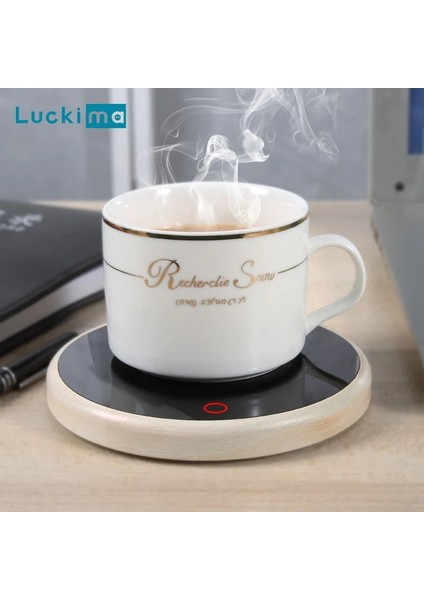 Sadece 300ML Çaydanlık Kahve Fincanları Çay Demlik Isıya Dayanıklı Cam Çaydanlık 15W Bardak Isıtıcı Için Smart Touch 110-240V Elektrikli Coaster Festivali Hediye Fikri (Yurt Dışından) fiyatları