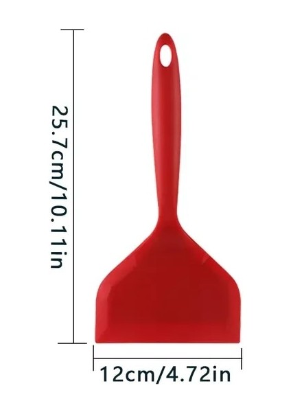 F Silikon Mutfak Gereçleri Pişirme Gereçleri Spatula Sığır Eti Yumurta Mutfak Kazıyıcı Geniş Pizza Pişirme Araçları Kürek Yapışmaz (Yurt Dışından)