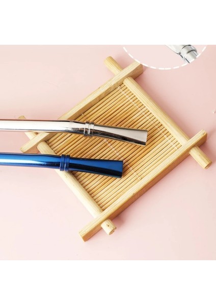 Color1 1 Adet 304 Paslanmaz Çelik Pipet Yaratıcı Filtre Karıştırma Kaşık Yeniden Kullanılabilir Metal Çay Aracı Mutfak Aksesuarları Yeni (Yurt Dışından)