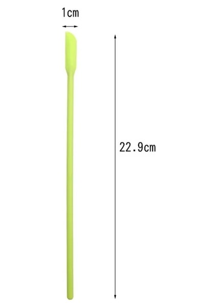 M Yeşil 1/4 Adet Silikon Kazıyıcı Uzatılmış Reçel Spatula Kozmetik Şişe Spatula Meyve Sosu Kazıyıcı Mutfak Eşyaları Aksesuarları (Yurt Dışından)