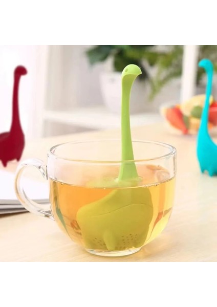 D Su Canavarı Silikon Çay Filtresi Güzel Göl Suyu Canavar Çay Makinesi Uzun Saplı Silikon Sağanak Çay Difüzör ile Donatılmış (Yurt Dışından) modelleri