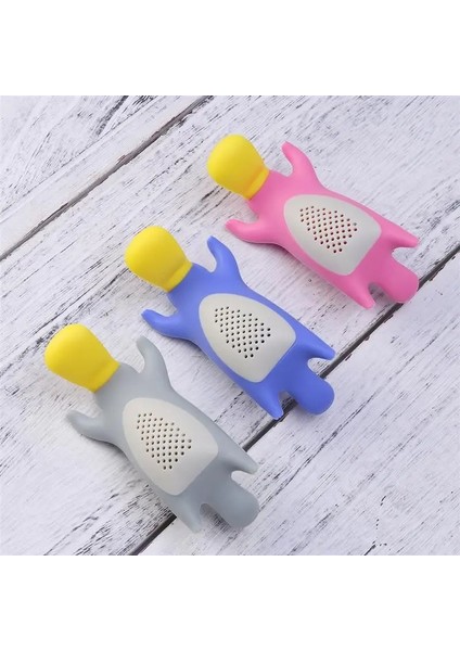 Mavi 1 Pc Çay Demlik Yeniden Kullanılabilir Sevimli Gevşek Yaprak Çay Süzgeci Filtre Difüzör Silikon Mutfak Gereçleri Araçlar (Yurt Dışından)