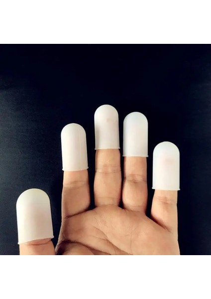 5 Adet Taşınabilir 5 Adet Silikon Parmak Koruyucu Kapaklar Yüksek Sıcaklığa Dayanıklı Kaymaz Parmak Kapağı Hamburger Pizza Gıda Yakalama Eldivenleri (Yurt Dışından) fırsatları