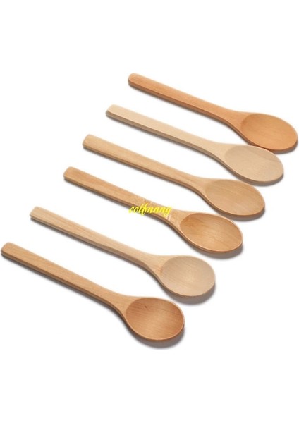 ZS302 50 Adet/grup 17*4 cm Tahta Kaşık Bal Kaşığı Bebek Kaşık Mini Ahşap Çay Kaşığı Seçim Için 5 Stil (Yurt Dışından)