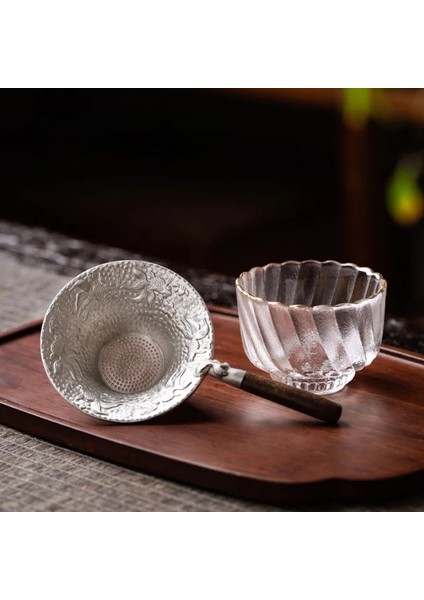 Sarı Saf Kalay Çay Drenaj El Yapımı Çekiç Kabartmalı Anti-Oksidasyon Çay Filtresi Kung Fu Çay Seti Aksesuarları Çay Drenaj Çay Süzgeçleri (Yurt Dışından) fiyatları