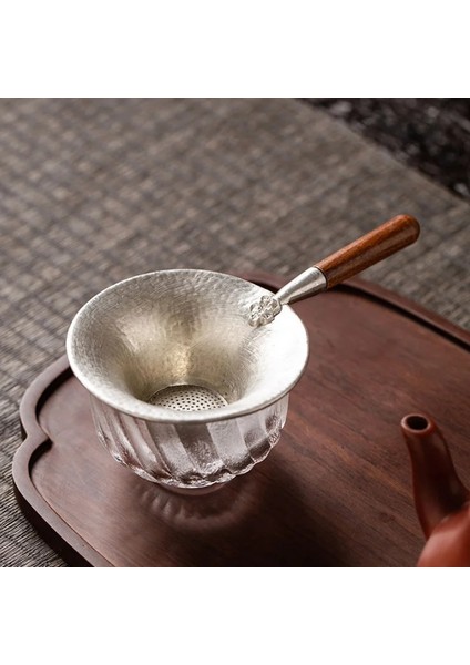 Sarı Saf Kalay Çay Drenaj El Yapımı Çekiç Kabartmalı Anti-Oksidasyon Çay Filtresi Kung Fu Çay Seti Aksesuarları Çay Drenaj Çay Süzgeçleri (Yurt Dışından) fırsatları