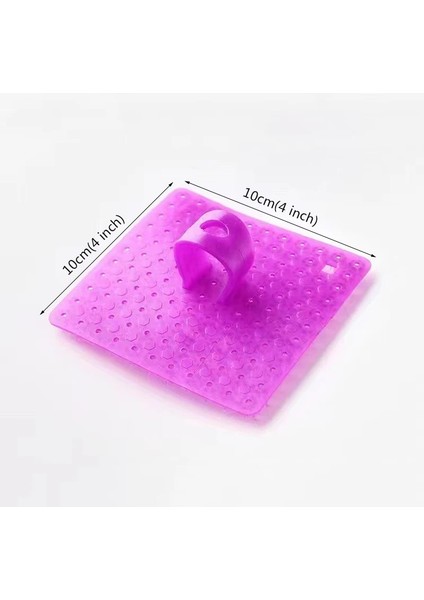 Pembe 3 Adet Silikon Fırça Parmak Tokası ile Sebze Meyve Scrubber Fırça Mutfak Temizleme Artefakt Alet (Yurt Dışından)