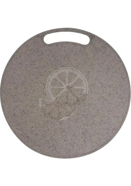 1 Adet 31X0.5 cm Kurulu Kesme Doğrama Blok Panoları Mutfak Yuvarlak Siyah Set Sebze Büyük Granit Mini Içbükey Meyve (Yurt Dışından)