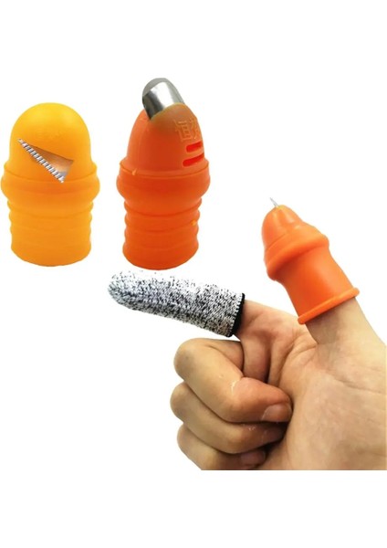 Type-07 Başparmak Bıçağı Sebze Meyve Seçici Silikon Başparmak Bıçağı Biber Turşu Ucu Tırnak Çekme Üzüm Çiftliği Bahçe Malzemeleri Mutfak Alet (Yurt Dışından)