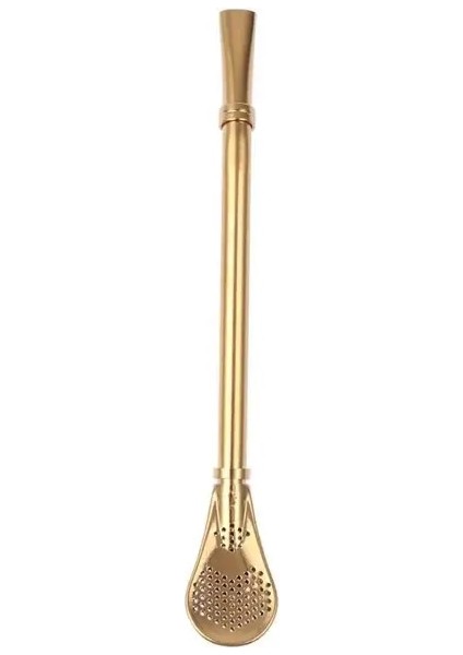 Altın Paslanmaz Çelik Pipet Çay Filtresi El Yapımı Yerba Mate Çay Süzgeci Kabak Yıkanabilir Pipet Çay Aracı (Yurt Dışından)