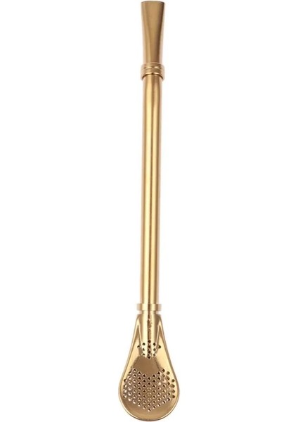 Altın Paslanmaz Çelik Pipet Çay Filtresi El Yapımı Yerba Mate Çay Süzgeci Kabak Yıkanabilir Pipet Çay Aracı (Yurt Dışından)